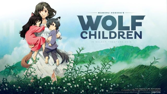 Hana con Yuki e Ame - Wolf Children